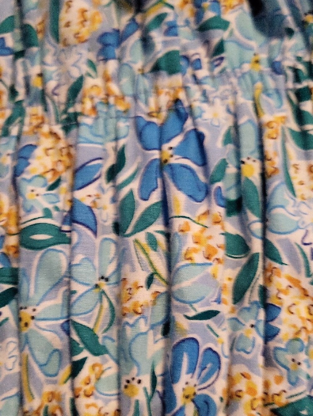 Altar'd State Blue Floral Puff-Sleeve Mini Dress - Picture 5 of 5